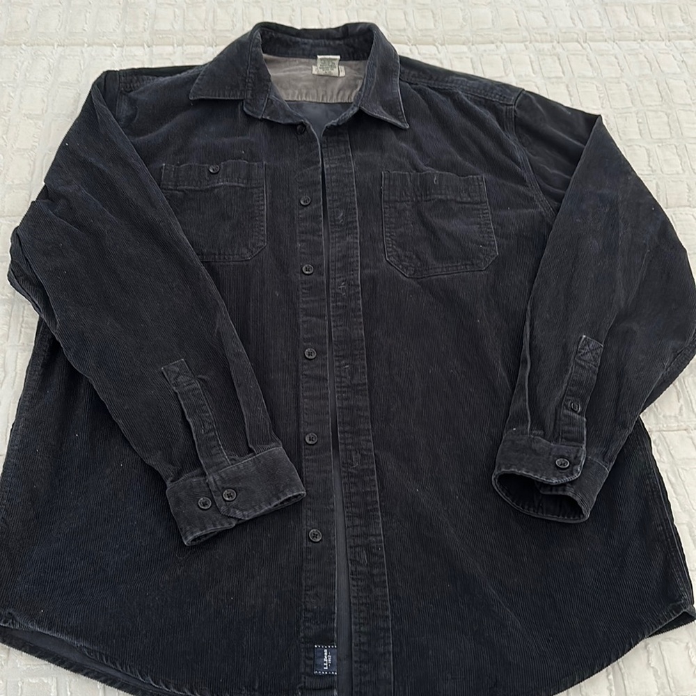 LL Bean Corduroy Button Down Shirt